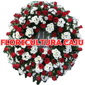 28 - COROA DE FLORES LUXO EUROPÉIA TAMANHO (1,40 X 1,00 )